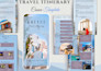 fully editable canva travel itinerary template